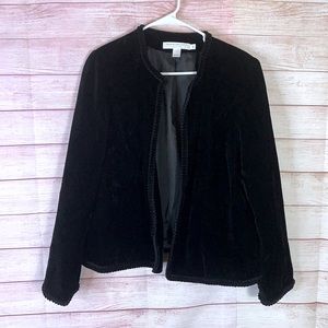 Napa Valley Petite Velvet Jacket‎ Size PL